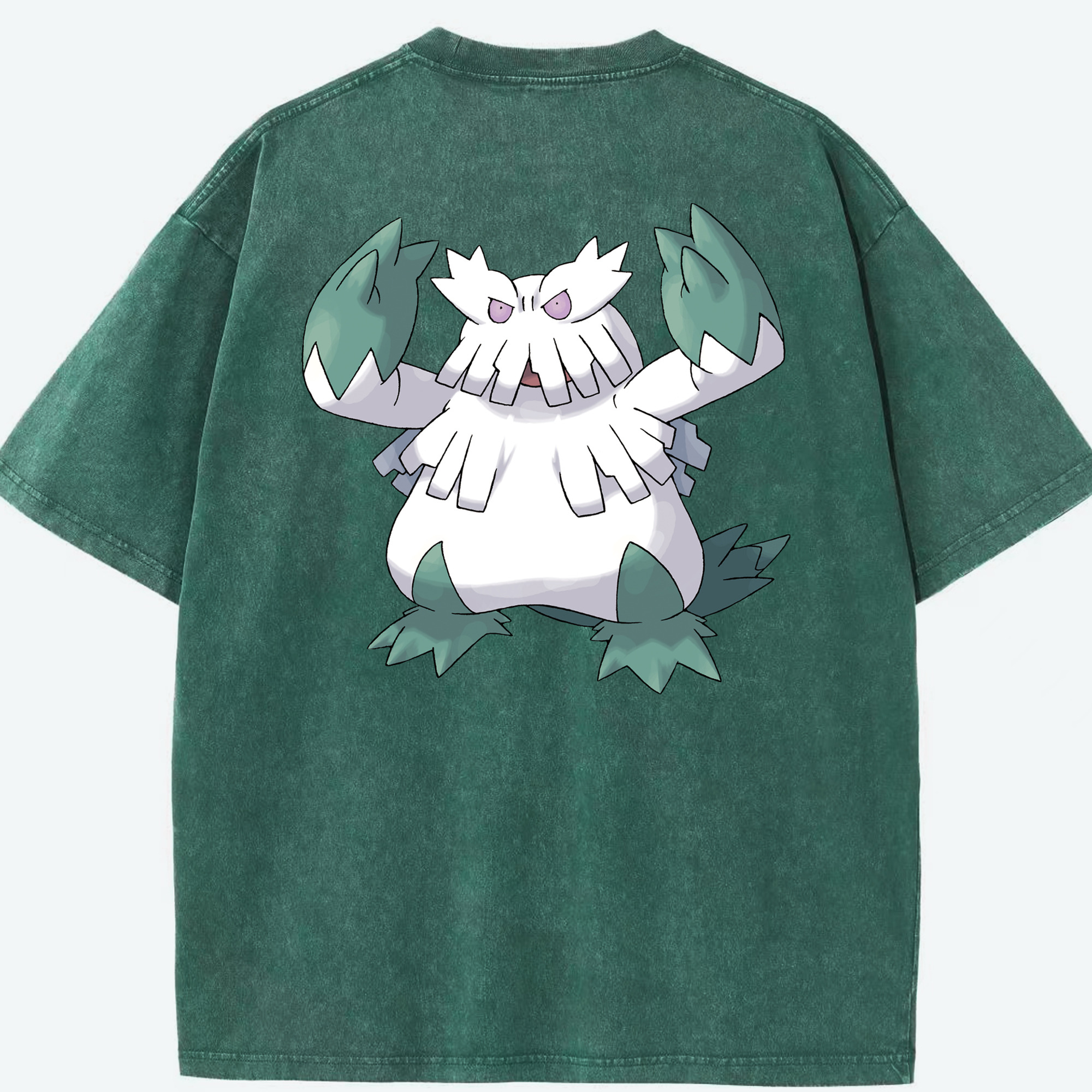 （画像用） ポケットモンスター Pokémon 綿100% ヴィンテージ風 半袖Tシャツ（背面プリント）